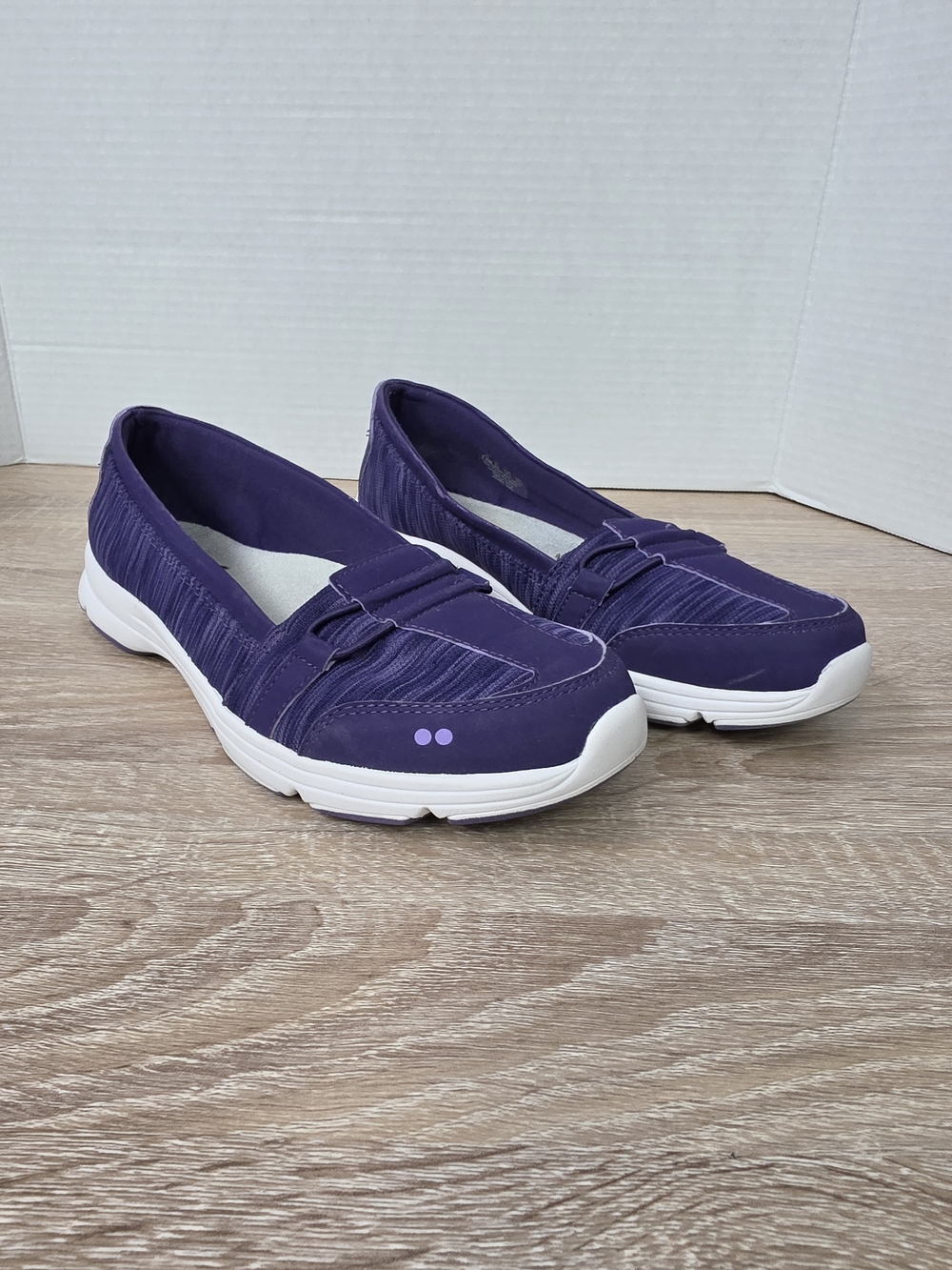Ryka Jenny Women's Slip On Shoes Memory Foam Comfort Loafers US Size 8.5 Purple